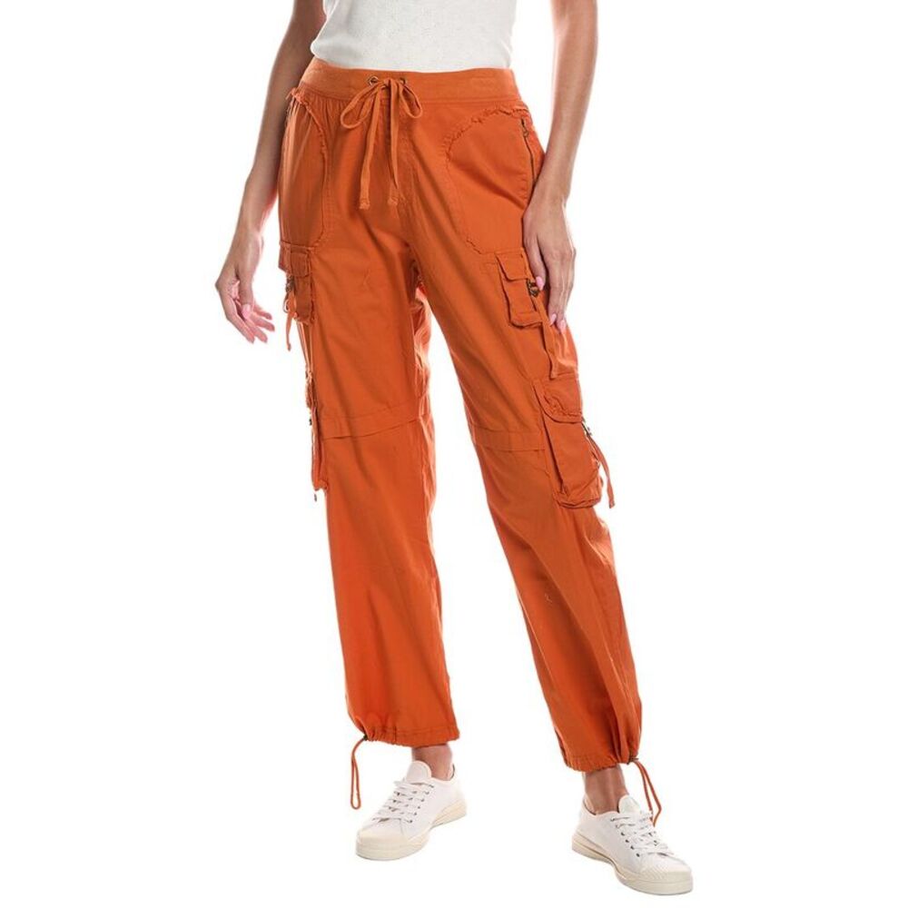 Xcvi Womens  Jillit Cargo Pant, Orange
